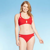 Xhilaration Women's Ribbed Strappy Hipster Bikini Bottom