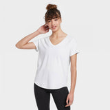All In Motion Women's Essential V-Neck Short Sleeve T-Shirt
