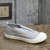 Cat & Jack Toddler Rory Rainbow Print Slip-On Apparel Sneakers Gray 12