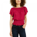 INC International Concepts Women's Smocked Convertible Top