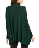 Alfani Petite Turtleneck Poncho Sweater