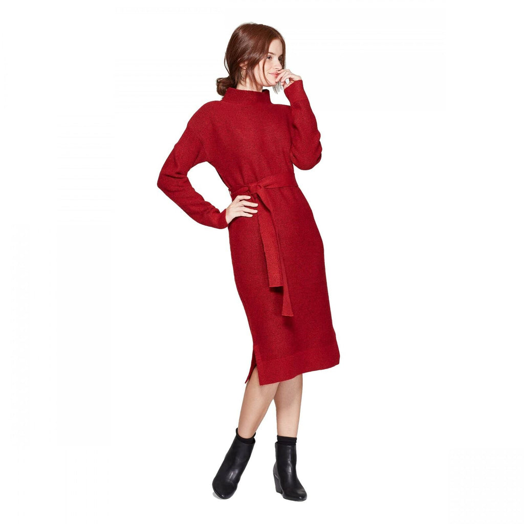 A New Day Women's Long Sleeve Mock Turtleneck Sweater Dress Biggybargains A New Day Women's Long Sleeve Mock Turtleneck Sweater Dress Biggybargains