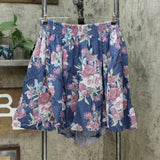 DG2 by Diane Gilman Off the Shoulder Floral SoftCell Top Midtone Large