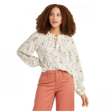 A New Day Women's Slim Fit Bishop Long Sleeve Blouse