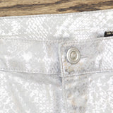 DG2 by Diane Gilman Womens Plus Stretch Foil-Print Skinny Jean