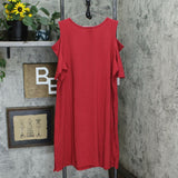 Belle by Kim Gravel Women's TripleLuxe Cold Shoulder Knit Dress