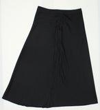 Mossimo Women's Satin A Line Asymmetrical Skirt Black 8