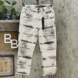 NWT DG2 By Diane Gilman Classic Stretch Tie-Dye Straight Cropped Jean. 726360 6