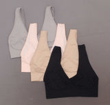 Rhonda Shear Women's 4 Pack Seamless Original Ahh Bras