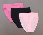 Rhonda Shear Women's 3 Pack Ahh Seamless Brief Panties Pinks Medium