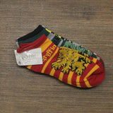 Harry Potter Women's  Houses Striped 6pk Low Cut Socks Multi 4-10