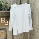 Elizabeth & Clarke Women's Knit Cinched Long Sleeve Knit Top