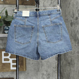Universal Thread Women's High-Rise A-Line Midi Jean Shorts