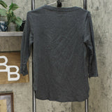 Gloria Vanderbilt Women's 3/4 Sleeve Slub Knit T-Shirt