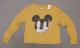 Disney Women's Mickey Mouse Long Sleeve Graphic T-Shirt