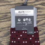 Alfani Men's Striped Polka Dot Print Dress Socks