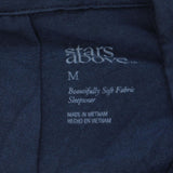 Stars Above Women's Beautifully Soft Notch Collar Nightgown Navy Blue M