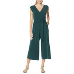 NWT G By Giuliana Womens Belted Cropped Knit Jumpsuit. 695571-Tall Large Tall