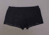 Kona Sol Women's Laser Cut Swim Shorts Black Large