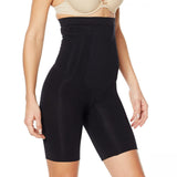 Rhonda Shear Women's Firm Support Longline Smoothing Shorts Black 1X