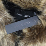 Dolce Cabo Women's Faux Fur Collar Structured Cardigan