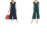 NWT G By Giuliana Womens Belted Cropped Knit Jumpsuit. 695571-Tall Large Tall