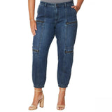 Skinnygirl Women's Plus Size Andy Jogger Jeans
