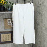 Denim & Co. Women's Petite Pull On Wide Leg Knit Beach Pants