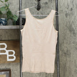 Nearly Nude Women's Plus Size Smoothing Modal Cotton V-Neck Tank Top