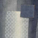 Martha Stewart Women's Patchwork 5 Pocket Ankle Jeans Mid Blue 10