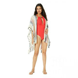 Echo Women's Boardwalk Stripe Square Ruana Cover Up