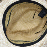 Steve Madden Women's Striped Band Fedora Hat