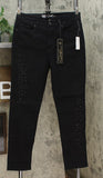 DG2 by Diane Gilman Women's Destructed Multi Stone Skinny Jeans