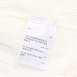 JM Collection Women's Studded-Cuff Sweater Eggshell Large