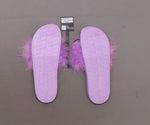 INC International Concepts Women's Faux-Marabou Slide Slippers