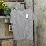 Universal Thread Women's Short Sleeve Knit Tie Front T-Shirt