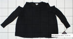 Ava & Viv Women's Cold Shoulder Pullover Sweater Black 2X