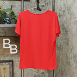 IMAN Women's City Chic 2 Pack of T-Shirts and Necklace