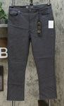 DG2 by Diane Gilman Women's Tall Classic Stretch Pinstripe Crop Jeans