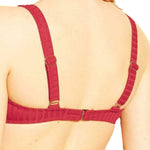 Xhilaration Women's Ribbed Texture Square Neck Bralette Bikini Top