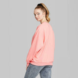 Wild Fable Women's Oversized Crewneck LA Graphic Sweatshirt