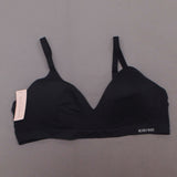 Nearly Nude Women's Seamless Comfortable Lounge Bra Black XXL