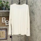 Maidenform Women's Plus Size Ribbed Top And Fleece Pant Pajama Set