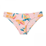 Shade & Shore Women's Strappy Side Textured Cheeky Bikini Bottom