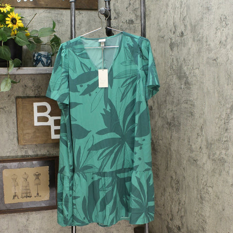 a new day green floral dress Sweet New Day Peacock Green Floral Dress Shop the Mint