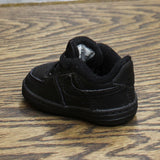Nike Infant Air Force 1 One Crib Shoes Black 1