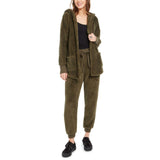 Hippie Rose Women's Junior Fit Plush Cozy Sweater Cardigan