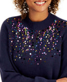 Charter Club Women's Sequined Pullover Sweater