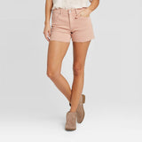 Universal Thread Women's High-Rise Raw Edge Short Jean Shorts