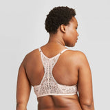 Auden Women's Racerback Front Close Push Up Bra